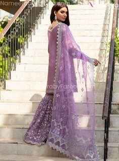 Embroidered Dress Designer Gowns Indian, Nameera By Farooq, Zainab Chottani, Pakistani Boutique, Dress Pakistani, Organza Suits, Pakistani Style, Pakistani Dress, Organza Fabric