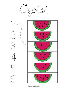 count the watermelon seeds worksheet