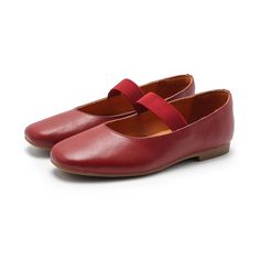 From Dwarves studio, These Mary Jane flats are designed in a timeless, minimal silhouette, so you'll be sure to wear them often. Made from soft leather, soft bottom that ensure all-day comfort. Wear yours with tailoring and denim alike. Color: Black/Red/Wine Red/Beige/BrownMaterial: SheepskinLining: Genuine LeatherInsole: Genuine LeatherSole: RubberHeels: 1 cm/0.39"Fit: Medium to Wide, Runs Normal.Series Name: DWARVESOrigin: Made in China Production Time: About 7-10 days (Any exceptional case wi Leather Ballet Flats With Rubber Sole For Fall, Everyday Round Toe Flats With Leather Lining, Leather Slip-on Ballet Flats For Fall, Classic Leather Ballet Flats For Fall, Fall Leather Ballet Flats, Fall Leather Closed Toe Ballet Flats, Leather Ballet Flats For Fall, Leather Closed Toe Ballet Flats For Fall, Leather Flats For Everyday Fall Wear