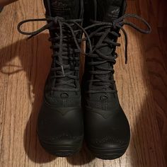 Size 7, In Good Condition Used Once! The North Face Boots, North Face Boots, The North Face Shoes, North Face Shoes, Black North Face, Winter Rain, Rain Boots, North Face, The North Face