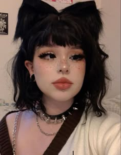 Cute Emo Makeup, Emo Makeup Looks, Makeup Edgy, Makeup Alt, Seductive Makeup