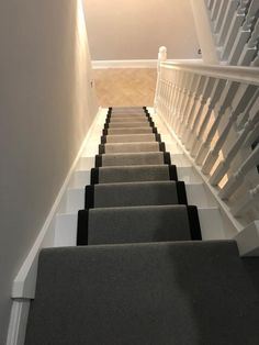 a set of stairs leading up to the second floor