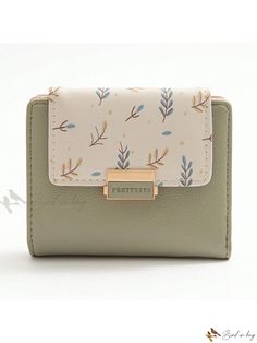 Bird in Bag - 2023 New Korean PU Soft Womens Clutch Bag - Versatile Green Short Wallet with Multi-functional Clamshell Design for Students and Coin Storage Green Portable Wallet For Daily Use, Portable Green Wallet For Daily Use, Womens Clutch, Minimalist Pattern, Short Wallet, Ladies Clutch, Style Minimalist, Small Wallet, Green Shorts