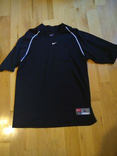 Women's Nike Drifit Athletic Shirt Black Size Large. Condition is Pre-owned. Shipped with USPS First Class Package.  Armpit to armpit 20 inches collar to hem 26 inches.  In great condition Nike Drifit Shirts, I Just Cant Nike Shirt, Nike Short Sleeve Tops For College, Space Photography, Athletic Clothes, Nike Polo, Nike Shirt, Shirt Nike, Cool Outfits For Men