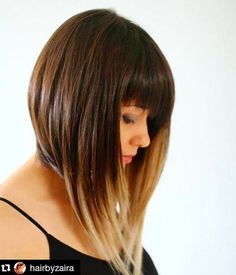 Long Angled Bob Hairstyles, Line Bob Haircut, Trendy Bob Hairstyles, Shoulder Length Bob