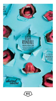 the poster for an upcoming show called usa randall, which is set to open on