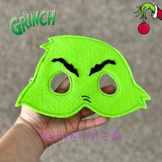 Grinch Mask, Planner Templates, The Grinch, Planner Template, Grinch, Kids House, Gifts For Kids, Selling On Etsy, Sell On Etsy