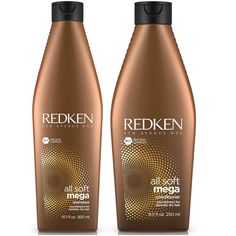 Your hair goes through so much on a daily basis that it is not surprising that it may lack moisture. Dry hair is hard to manage. Save your hair with Redken All Soft Mega Conditioner. This conditioner is designed to help rehydrate your hair. It will change that brittle mess into a soft and manageable head of flowing hair. You can finally put the brush down and stop fight tangles since All Soft leaves your hair smooth and tangle-free. As a bonus, it also helps strengthen each hair shaft to prevent Sacha Inchi Oil, Redken All Soft, Sacha Inchi, Brazilian Keratin, Redken Hair Products, Benzoic Acid, Best Shampoos, Aloe Vera Gel, Luxury Skincare