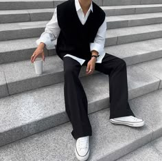 Korean Street Fashion Men, Kore Ulzzang, 150 Lbs, Street Style Outfits Men, Guys Clothing Styles, Cool Outfits For Men, Stylish Mens Outfits, Men Fashion Casual Outfits, Streetwear Men Outfits