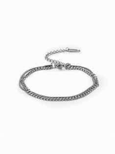 Elevate your look with our Men's Herringbone Bracelet. Ideal for all settings, this refined accessory blends strength with sophistication, offering a timeless addition to your collection. Perfect for the discerning gentleman aiming for understated class. Elegant Stainless Steel Double Band Bracelets, Classic Stainless Steel Chain Bracelet, Classic Sterling Silver Bracelet With Adjustable Chain, Classic Adjustable Sterling Silver Bracelet, Tarnish Resistant, Classic Adjustable Tarnish Resistant Chain Bracelet, Classic Adjustable Sterling Silver Tarnish-resistant Bracelet, Classic Adjustable Tarnish-resistant Sterling Silver Bracelet, Modern Stainless Steel Double Band Bracelets, Classic Adjustable Double Band Bracelets