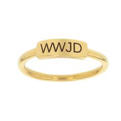 WWJD Bar Ring Wwjd Ring, Christian Rings, Gold Bar Ring, 12 Birthday, Body Decor, Surf Jewelry, Trendy Bar, Preppy Jewelry, Dream List