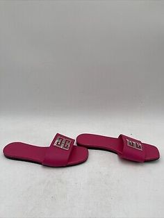 ad eBay - Givenchy Women's Logo Slide Sandals Pink Size 37 - Buy Now, click the link (eBay) Designer Synthetic Sandals For Beach, Designer Synthetic Slides For Summer, Designer Summer Slides With Buckle Closure, Designer Flat Slides For Summer, Designer Summer Flat Slides, Designer Round Toe Summer Slides, Summer Designer Flat Slides, Designer Round Toe Slides For Summer, Designer Slides With Flat Heel For Summer