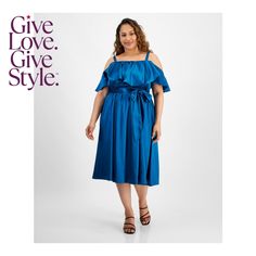 in stock Spring Formal Cold Shoulder Dress, Elegant Spring Cold Shoulder Midi Dress, Elegant Spring Midi Dress With Cold Shoulder, Elegant Cold Shoulder Midi Dress For Spring, Elegant Cold Shoulder Midi Dress For Summer, Formal Off-shoulder Cold Shoulder Spring Dress, Cold Shoulder Midi Dress For Spring Parties, Chic Cold Shoulder Midi Dress For Spring, Trendy Plus Size Clothing