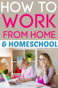 Learn how to homeschool while working from home without going crazy!Expert moms share their top tips to make working from home while homeschooling a success. With school closures and quarantines in effect these tips will help you manage homeschooling as a work at home mom. #workingmoms #homeschoolmom #quarantinetips How To Homeschool, Homeschool Mom, Mom Advice, Homeschool Resources, Home Jobs, Working Moms