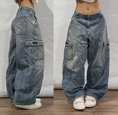 Tuff Fits, Ladies Streetwear, Gothic Harajuku, Jeans Female, Estilo Harajuku, Y2k Harajuku, Attention Seeking, Baggy Jean, Denim Pants Mens