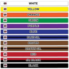 the color code for all different colors