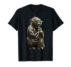 PRICES MAY VARY. Officially Licensed Star Wars Tee Shirt 14STRW787C Lightweight, Classic fit, Double-needle sleeve and bottom hem Baby Yoda Costume, Star Wars Tee Shirts, Full Body Portrait, Star Wars Apparel, Yoda Costume, Body Portrait, Portrait Graphic, Star Wars Tee, Wise One