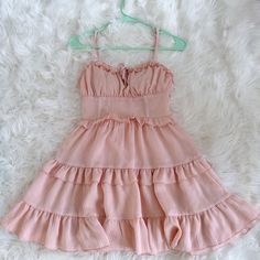 Never Worn, Super Cute With No Flaws. Size Is A Xxs But It’s More Xs-S. Target Fitted Spring Dresses, Sleeveless Summer Dress From Target, Spring Fitted Dresses From Target, Pink Babydoll Dress, Pink Babydoll, Target Dresses, Babydoll Dress, Pretty Dresses, Pink Dress