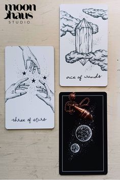 This Christmas, surprise your tarot-loving friends with Tarot Card Decks & Oracle Decks by MoonHaus Studio that combine practicality with tarot deck art & aesthetic! Perfect for tarot lovers wanting to begin learning tarot cards, do tarot readings, or daily spreads. These unique tarot decks are designed for spiritual exploration all year round. #oracletarot #tarotreadings Beautiful Tarot Decks, Christmas Tarot, Learning Tarot