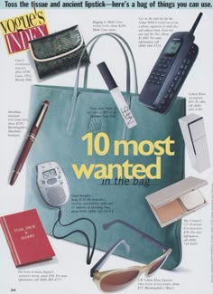 an advertisement for vodie's in the usa with various items including a cell phone