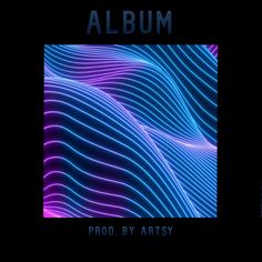 the album cover for prod by arty's album, featuring blue and purple lines