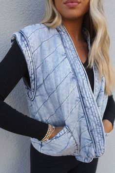 high standards vest – Riffraff Gameday Outfit, High Standards, Cardigan Jacket, Clothes Gift, Holiday Outfits, Chambray, Athleisure, Jumpsuit Dress, Dresses For Sale