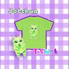 This is a T-shirt featuring a hand drawn design of Alien Jotchua, our other favorite alien puppy.  This shirt features: 🌟 Hand drawn design 🌟 100% cotton (fiber content may vary for different colors) 🌟 Medium fabric (5.3 oz/yd² (180 g/m 🌟 Classic fit 🌟 Tear-away label 🌟 Runs true to size Have any questions? Please feel free to send me a message and I'll be happy to try and help you! :) Thank you! Green Cotton T-shirt With Character Print, Meme Tshirts, Hand Drawn Design, Light Pink, Gender Neutral, How To Draw Hands, Puppies, Pet Supplies, Adult Outfits