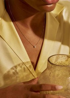 Ethical Luxury Jewellery Brand Kimaï - 18k recycled gold and lab grown diamonds, all handmade in Antwerp. Soul necklace with a 0,4ct diamond Luxury Jewelry Brands, 18k Gold Necklace, Jewellery Brand, Luxury Jewellery, Recycled Gold, Magpie, Lab Diamonds, The Soul, Diamond Pendant