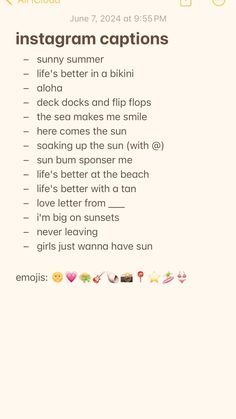 the instagram caption is displayed on an iphone screen with other text and icons
