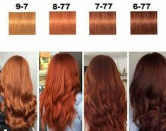 Red Hair Inspo, Hair Color Formulas, Hair Color Chart, Hair Color Auburn, Pretty Hair Color, Hair Makeover, Hair Dye Colors, Hair Inspiration Color