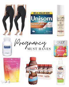 pregnant women's must haves for the first time in their life, including breast milk