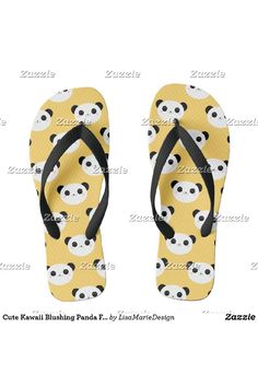 Cute Kawaii Blushing Panda Face Pattern Flip Flops for men and women. be original, take care of yourself. Flip Flops For Men, Panda Face, Pattern Flip Flops, Face Pattern, Cute Kawaii, Take Care Of Yourself, Womens Flip Flop, Take Care, Flip Flops