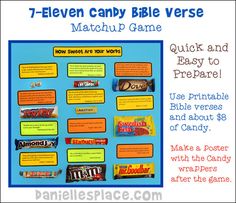 candy bible verse match up game for kids