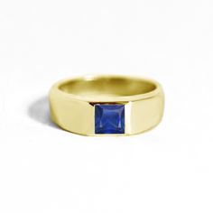 Item Details: Princess-cut sapphire weighing approx. 0.95 ctw. This ring is 6.5 mm wide at the top and 3.75 mm wide at the base. Please note, we can set antique/heirloom diamonds in this setting. Set in your choice of platinum or 14K white, yellow, or rose gold. Please allow 10 days for production & delivery. Formal Square Cut Sapphire Ring, 14k Gold Princess Cut Sapphire Ring With Brilliant Details, Classic Square Cut Sapphire Promise Ring, Classic Rectangular Sapphire Ring, Timeless Sapphire Ring With Princess Cut And Prong Setting, Timeless Sapphire Princess Cut Ring With Prong Setting, Sapphire Rectangular Promise Ring, Timeless Princess Cut Sapphire Ring With Prong Setting, Classic Sapphire Ring With Rectangular Stone