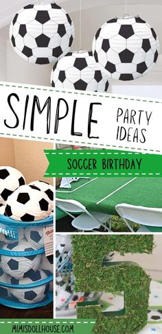 soccer themed birthday party ideas for boys