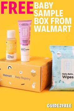 free baby sample box from walmart