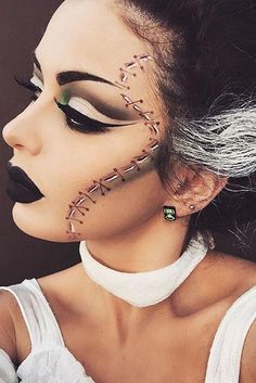 Pretty Halloween, Theatrical Makeup, Braut Make-up