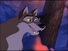 the wolf from disney's live - action movie, which appears to be an animated character