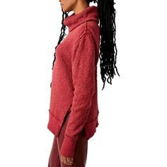 Totally timeless in an oversized, relaxed fit, this goes-with-anything turtleneck is featured in a textured knit fabrication with dropped shoulders, ribbed hems, and side slits at bottom for added shape. Berry Toast, Turtle Sweaters, Turtleneck Style, Textured Knit, Womens Clothing Tops, Free People, Sweaters For Women, Turtle Neck, Relaxed Fit