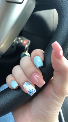 Trendy Short Nails, Short Nails Summer, Cute Summer Nail Designs, Nagellack Trends, Tropical Nails, Cute Nail Art Designs, Nail Design Inspiration, Her Nails, Cute Summer Nails