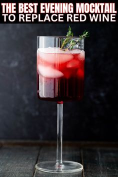 the best evening cocktail to replace red wine