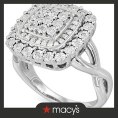 in stock Macy's Promise Ring With Diamond Cut, Macy's Diamond Cut Promise Ring, Macy's Diamond White Promise Ring, Macy's White Gold Diamond Ring With Accents, Macy's Silver Diamond Ring With Prong Setting, Macy's White Gold Diamond Ring With Halo Setting, Macy's Diamond White Ring With Vvs Clarity, Macy's Diamond White Ring With Diamond Accents, Macy's Diamond Rings With Diamond Cut