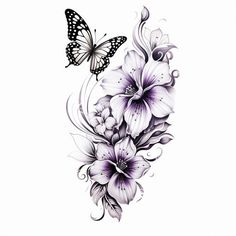 Lily Tattoo - where art and freedom intertwine Lilly Flower Tattoo, Professional Tattoo Kits, Unique Butterfly Tattoos, Lily Art, Ankle Tattoos For Women, Mommy Tattoos, Beautiful Flower Tattoos, Forearm Tattoo Women, Tattoo Lettering Fonts