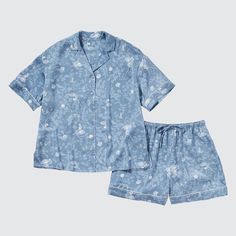 Disney Short-Sleeve Pajamas (Women) | UNIQLO US Disney Pjs Aesthetic, Disney Pajamas For Women, Uniqlo Pajamas, Disney Pjs, Washington Trip, Tea Party Set, Easter Pajamas, Vogue Dress Patterns, The Cheshire Cat