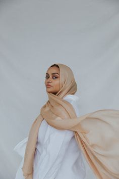 Silk Hijab, Desi Wear, Silk Chiffon Scarves, Muslim Fashion Hijab Outfits, Self Expression, Hijabi Style, Muslim Fashion Hijab, Chiffon Fashion, Fashion Scarves