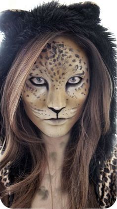 Panther Makeup, Pole Competition, Fantasy Make-up, Halloweenský Makeup, Drag Make-up, Yellow Style, Colored Contact Lenses