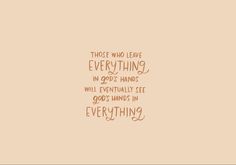 an orange and brown quote on a beige background