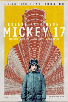 a movie poster for the film mickey 1, featuring an image of a man in uniform