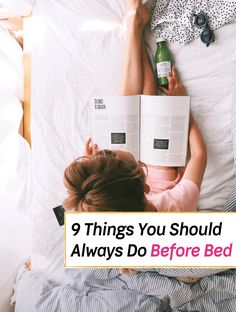 9 Night Rituals You Should Always Do Before Bed Night Rituals, Read Before Bed, Relieve Nausea, Seriously Organized, Food Habits, Clary Sage Oil, Oils For Sleep, Essential Oils For Sleep, Mind Relaxation