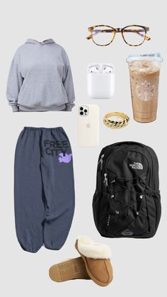 School Fit, Cold Outfits, Lazy Day Outfits